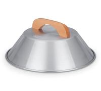 Craft Wok Tapa de cúpula para woks de 14 pulgadas (35-36 cm) con forma de cúpula tradicional con cubierta de mango de madera para woks asiáticos de 14 pulgadas / 732W3