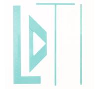 Craftelier - Kit Completo de Reglas para Encuadernación | Incluye Regla en L + Regla en T + Guía de Separación + Escuadra para Cortar Esquinas + Estuche + Manual de Instrucciones - Color Turquesa