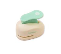 Craftelier - Perforadora de Círculos Festonedos Manual 3/8" (0,95 cm) de Diámetro, Apta para Papel y Cartulina, Ideal para Scrapbooking y Manualidades, Tamaño 5 x 3 x 4,5 cm