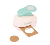 Craftelier - Perforadora de Círculos Manual 1" (2,54 cm) de Diámetro, Apta para Papel y Cartulina, Ideal para Scrapbooking y Manualidades, Tamaño 7 x 4,5 x 6 cm
