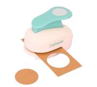 Craftelier - Perforadora de Círculos Manual 1,5" (3,81 cm) de diámetro, Apta para Papel y Cartulina Ideal para Scrapbooking y Manualidades, Tamaño 9 x 5,5 x 7 cm