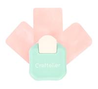 Craftelier - Perforadora de Curvas 3 en 1 | Perforadora de esquinas para Papel, Cartulina y Papel Fotográfico | Redondeador de Esquinas para Tarjetas y Scrapbooking, Tamaños 4, 7 y 10 mm
