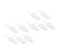 CRAFTHROU 10 Palas Medidoras de Plástico para Hielo, Mini Multiusos y Ligeras, Ideales para Uso en Cocina y Casa, Diseño Compacto y Práctico para Café y Semillas