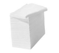 CRAFTHROU 100 Unidades Servilletas de Cena Desechables de Papel Blanco, 40x30 Cm, Toallas de Mano de Baño Plegadas y Gruesas para Restaurante y Fiestas Elegantes