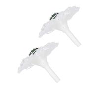 CRAFTHROU 2 Juegos Porta Ramo de Flores de Boda, Soporte para Ramo de Novia, Blanco, Plástico y Espuma, Fácil de Usar y Guardar, para Floristería y Bodas, para Novia