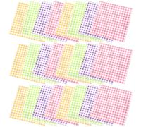 CRAFTHROU 400 Hojas de Papel para Hornear con Estampado de Cuadros, Papel Encerado Antiadherente y Resistente al Aceite, Adecuado para Restaurantes Estilo Retro y Ambientación de Fiestas