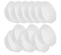 CRAFTHROU 50 Piezas de Papel Vegetal para Hornear Diseño sin Pliegues y Resistente Grasa para Repostería en Color Blanco Adecuado para Hornear Pasteles y Cupcakes