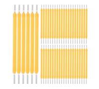 CRAFTHROU 50 Piezas Filamento de Bombilla LED 3v 38mm 120ma Amarillo | Pieza de LED Rígido, 2700k, Instalación Sencilla, Luz Clara y Ambiente Acogedor