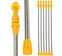 CRAFTHROU Accesorios de Pulverización Varilla Extensible Telescópica 6 Piezas en Acero Inoxidable para Sulfatadora Manual en Cultivos Grandes