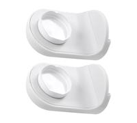 CRAFTHROU Jabonera Magnética de Pared Diseño Sencillo y Acabado Elegante 2piezas para Baño y Cocina, Soporte Abs Fácil de Usar Adecuado para Organizar Jabón