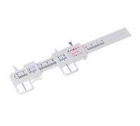 CRAFTHROU Regla de Distancia Pupilar de Plástico Blanco Diseño Ergonómico y Pequeño Error para Uso Farmacéutico y Hospitalario en Medición Ocular