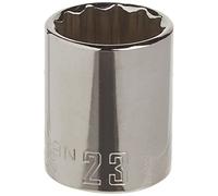 CRAFTSMAN Enchufe poco profundo, métrico, unidad de 1/2 pulgada, 23 mm, 12 puntos (CMMT44240)