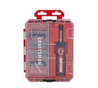 CRAFTSMAN Juego de destornilladores de torsión con almacenamiento, puntas Phillips, ranuradas, hexagonales, Torx y cuadradas, 29 piezas (CMHT68130)
