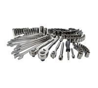 CRAFTSMAN Juego de herramientas mecánicas, unidad de 1/10.2 cm, 3/20.3 cm y 1/5.1 cm, SAE/métrico, 121 piezas (CMMT12033)