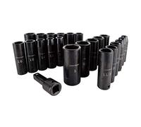 Craftsman Juego de llaves de impacto profundo, SAE, 1,27 cm, 23 piezas (CMMT16970)