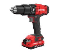 CRAFTSMAN Taladro de martillo inalámbrico de 20 V máximo, batería y cargador incluidos (CMCD711D1)