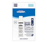 Cramer Lápiz de retoque para reparación, color blanco mate - Barniz sanitario de para cerámica, esmalte y acrílico. Ideal para bañeras, lavabos y baldosas, retoques rápidos y fáciles en