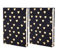 CRASPIRE Funda Elástica para Libros con Forma de Corazón, 6"X9" Funda Elástica para Cuaderno, hasta 18.5 Fundas Protectoras Duraderas, Lavables Y Reutilizables para Amantes de los Libros de Tapa