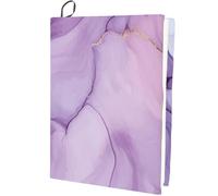 CRASPIRE Funda para Libro Elástica con Diseño de Mármol Lavable Reutilizable Grande Tela de Nailon Protector de Libros de Poliéster Envolturas Elásticas para Cuadernos 9.4x15.7 Pulgada Adecuadas para
