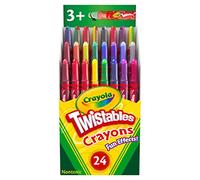 CRAYOLA 24ct Mini Twistable - Ceras de Colores con Efectos Especiales (24 Unidades)