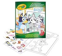 Crayola, Álbum para Colorear con Pegatinas, 32 Páginas y 4 Hojas de Pegatinas Incluidas de la Perrita Bluey, 04-2664G