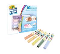 Crayola - Color Wonder, Set de 10 rotuladores Sin Manchas con tintas Transparentes, Colores Pastel, Punta Maxi, Edad 3+, 75-7019