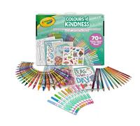 Crayola - Colours of Kindness, Maletín de Colores, Más de 70 Piezas, Rotuladores, Lápices de Cera, Lápices, Hojas para Colorear, Pegatinas, a Partir de 4 años, 04-2941
