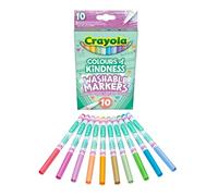 CRAYOLA - Farben Der Freundlichkeit, abwaschbare Fine-Tip-Marker, 10er-Pack, sortierte Farben, für Schule und Freizeit, 58-7827