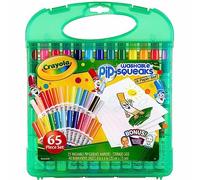 Crayola – Estuche de rotuladores lavables 65 piezas multicolor para niños