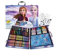 Crayola - Maletín de Pinturas para Niños de Frozen II, Kit de Pintura con Lápices, Ceras, Rotuladores y Purpurina, Colores Variados, Set de +115 Unidades, No Tóxico, Apto para Niños a Partir de 5 Años