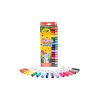 CRAYOLA Mini Rotuladores con Sello Emoji - 16 Marcadores Lavables para Niños - Ideal para Manualidades, Dibujo y Proyectos Escolares - Desde 3 Años