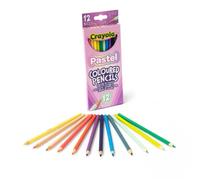 Crayola Pastel, Lápices de Colores para Dibujar, Caja con 12 Lápices, para la Escuela y el Tiempo Libre, 12 Colores Pastel, 68-3366