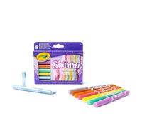 Crayola - 8 Rotuladores efecto Glitter