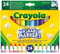 Crayola Rotuladores Lavables Punta Cónica Gruesa Set 24 Piezas En Colo