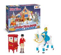 CRAZE BIBI & TINA Calendario De Adviento De Caballos de Juguete, Descubre Las 24 Sorpresas Para Navidad y Construye Tu Set De Juego De Bibi y Tina En El Circo Navideño