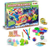 CRAZE Calendario De Adviento Con Juguetes, Calendario Magic Slime Para Niños, Incluye Slime Mágico Y Accesorios De Modelado Para Niños, Calendario De Navidad