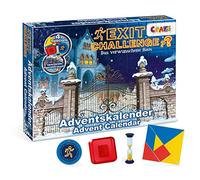 CRAZE Premium Advent Calendar 24720 Calendario de adviento de Navidad 2020 Exit Challenge Juego de Escape niños con contenidos y Juguetes emocionantes, Color Play Set, Alemán