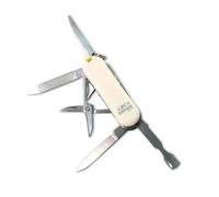 Crc Cortaplumas Blair de Acero Inoxidable | Tijera, Lima, Navaja y Palillo | Ideal para Excursiones