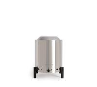 FIRE PIT COMPACT - Brasero De Sobremesa 1.5kW Exterior De Pellets Sin Humo Acero Inoxidable