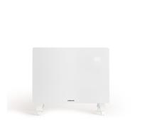 CREATE - Calefactor Eléctrico de Cristal con WiFi - 2 potencias - Programable 24 horas - WARM CRYSTAL 1500W White with wheels