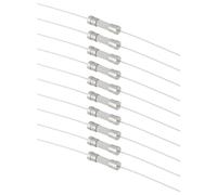 Create idea 10 Fusible de Cartucho de Tubo de Vidrio de Soplado Lento 4A 250V CA con Terminales Radiales para Tableros de Control