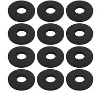 Create idea 100 arandelas de goma EPDM para juntas tóricas Sanit?r, arandelas de grifo de 16 mm de diámetro exterior x 6 mm diámetro interior x 2,5 mm de grosor