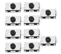 Create idea 10PCS Microinterruptor Táctil Interruptor de Botón Pulsador para Llave de Control Remoto de Automóvil Interruptor de Montaje en Superficie de 2 Pines Accesorios 4x6x2.5mm