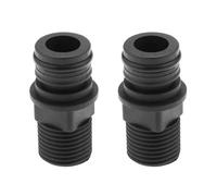 Create idea 2 Adaptadores Puerto de Bomba de 1/2 Pulgada BSP Rosca Macho A Conector Rápido de 3/4 Pulgadas Compatible con Jabsco Bomba Compatible con Flojet Bomba