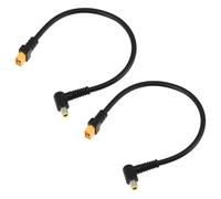 Create idea 2 Unidades Cable Adaptador de Alimentación DC 7909 Macho A XT60 Macho ángulo Recto 16 AWG 30 Cm para Estaciones de Energía Portátiles.