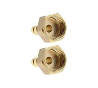 Create idea 2PCS 8mm A 1/2 Pulgadas BSP Hilo Femenino Lengüeta Conectores de Ajuste de Latón Manguera Adaptador de Junta de Púas Acoplador para Combustible Aire Gas Agua Aceite