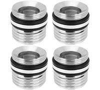 Create idea 4 Conectores de Manguera de 20 Mm A 1/2" (20 Mm) para Grifo Mezclador Termostático de Baño.