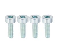 Create idea 4 tornillos de silenciador para motosierra M5 x 16 mm, tornillo estriado 9022-341-0983 compatible con Stihl FS240 FS411 FS511 FS561 MS193T MS194T