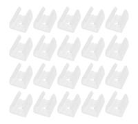 Create idea 50 Piezas de Clips de Fijación para Tiras LED Conector de 10 Mm para Fijar Luces de Neón Todo Tipo de Cinturones de Luz para Fijar Luces de Neón 2835 Hebilla de Plástico COB de 220 V