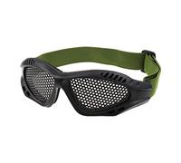 Create idea Airsoft Gafas de Malla Metálica Protección para Los Ojos Gafas de Seguridad con Correa Elástica Ajustable para Actividades Al Aire Libre Juego CS Juego Táctico Ciclismo Correr Camping